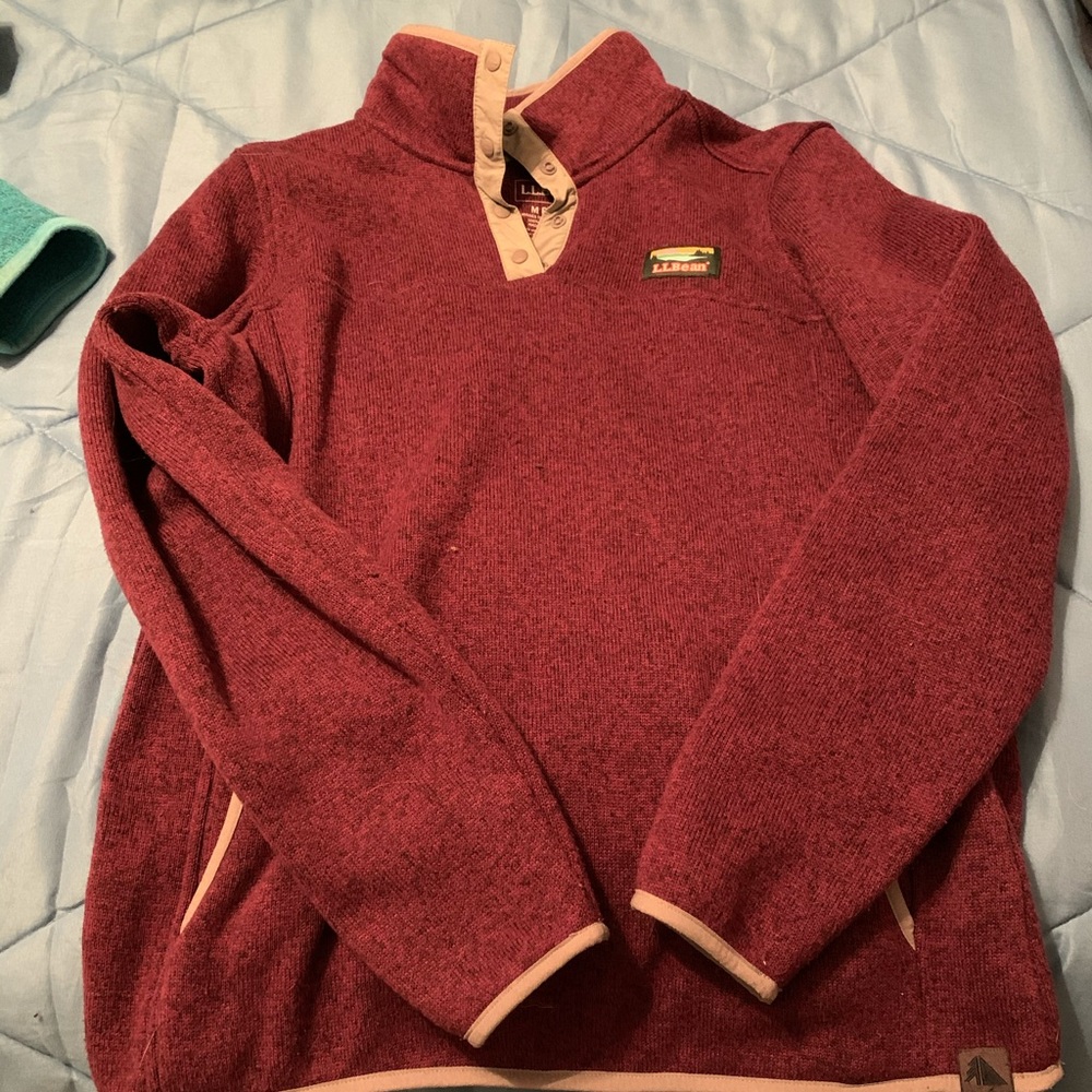 L.L. Bean Sweater Fleece Pullover